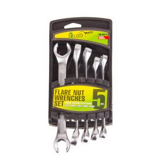 Набір ключів розрізних, 5 предметів, 08х10 - 15х17 мм (ALLOID НК-203-5) фото