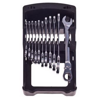 Набір ключів комбо. тріпотіння. з карданом 11 пр. (ALLOID НК-2081-11К) фото 2