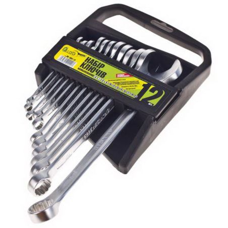 Набір ключів комбінованих 12 пр. 6-22 мм (ALLOID НК-2005-12М) фото