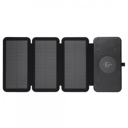 Повербанк на солнечной батарее с фонариком и беспроводной зарядкой - 20000 mAh КВАНТ SC26/3 фото