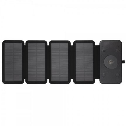 Повербанк на солнечной батарее с фонариком и беспроводной зарядкой - 30000 mAh КВАНТ WSC26/4 фото