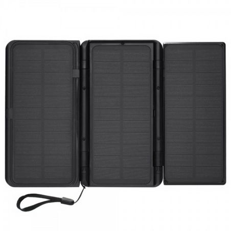 Повербанк на солнечной батарее с фонариком и беспроводной зарядкой - 20000 mAh КВАНТ WSC29 фото