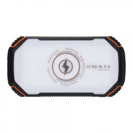 Повербанк на солнечной батарее с фонариком и беспроводной зарядкой - 20000 mAh КВАНТ WSC31 фото