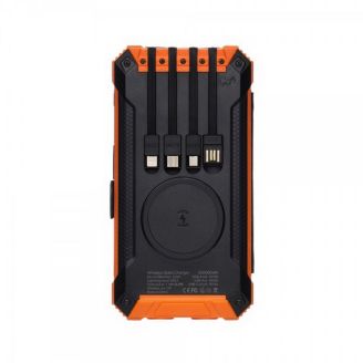 Повербанк на солнечной батарее с фонариком и беспроводной зарядкой - 20000 mAh КВАНТ WSC33/4 фото 2