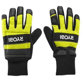Перчатки для работы с цепной пилой Ryobi RAC258MM, влагозащита, р. L фото