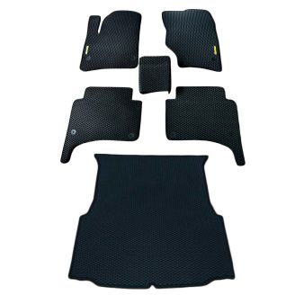 Автоковрики EvaCar без бортов - ПРЕМИУМ (2 ряда + багажник) фото