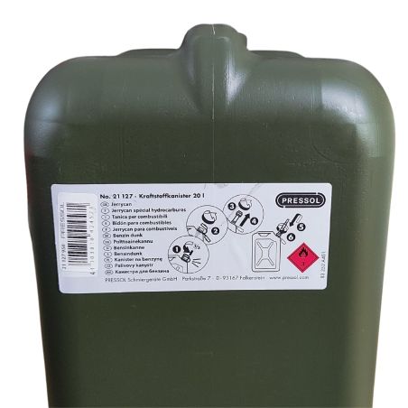 Каністра пластикова 20 л для бензину -  NEO tools 21-127-950 (зелена) фото