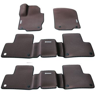 Автоковрики EvaCar 3D ЛАПА - САЛОН (3 ряда) фото