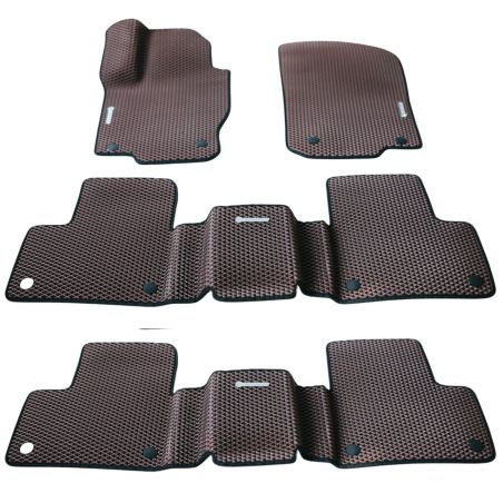 Автоковрики EvaCar 3D ЛАПА - САЛОН (3 ряда) фото