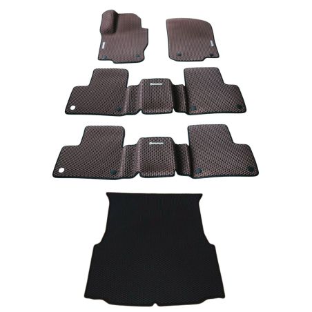 Автокилимки EvaCar 3D ЛАПА - САЛОН (3 ряди + багажник) фото