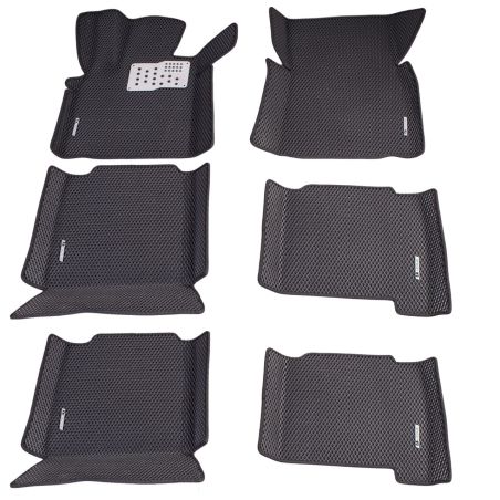 3D Eva килимки з бортами 10 см САЛОН (3 ряди) фото