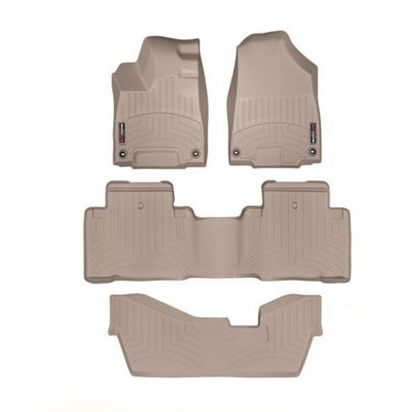 Коврики WeatherTech в салон авто Acura MDX 2014-2020 (3 ряда) фото