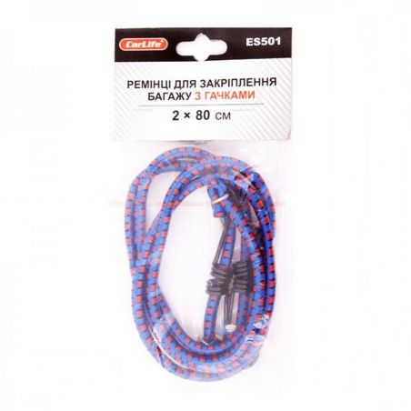 Ремень крепления багажа, CarLife ES501 2x80 см фото