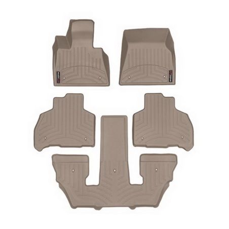 Коврики WeatherTech в салон авто BMW X7 2020+ (3 ряда, 6 мест) фото