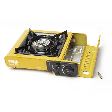 Портативная газовая плита в кейсе с переходником - СИЛА 960500 фото