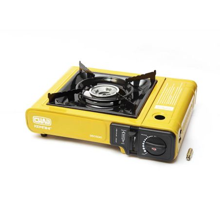 Портативная газовая плита в кейсе с переходником - СИЛА 960500 фото