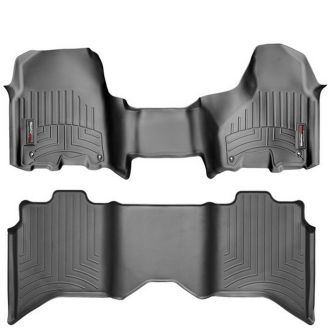 Коврики WeatherTech в салон авто Dodge RAM 1500 (Crew Cab) 2012+ (2 ряда, сплошные) фото
