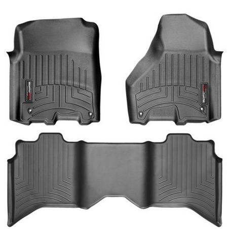 Килимки WeatherTech в салон авто Dodge RAM 1500 (Crew Cab) 2012+ (2 ряди) фото