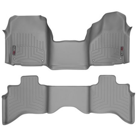 Коврики WeatherTech в салон авто Dodge RAM 1500 (Quad Cab) 2012+ (2 ряда, сплошные) фото