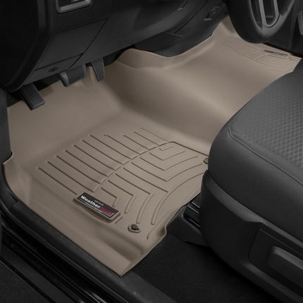 Коврики WeatherTech в салон авто Dodge RAM 1500 (Quad Cab) 2012+ (2 ряда, сплошные) фото