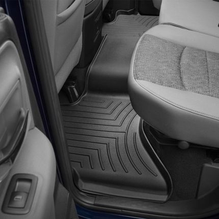 Коврики WeatherTech в салон авто Dodge RAM 1500 (Quad Cab) 2012+ (2 ряда, сплошные) фото