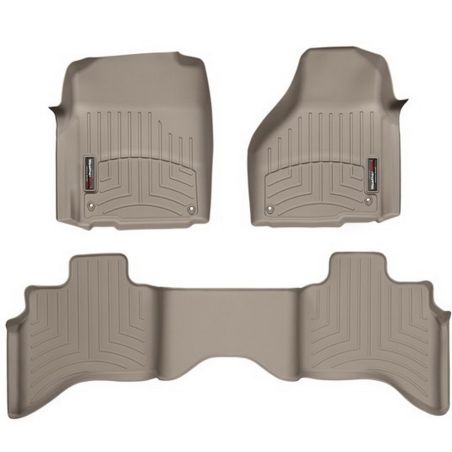 Килимки WeatherTech в салон авто Dodge RAM 1500 (Quad Cab) 2012+ (2 ряди) фото