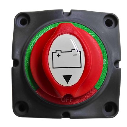 Выключатель массы поворотный для двух АКБ 250 А фото