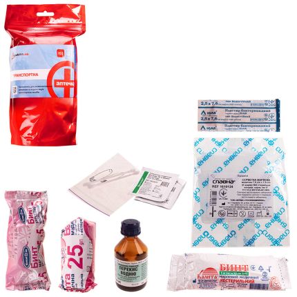 Автомобильная аптечка  02-001-ДП (с медикаментами) фото