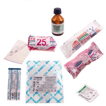 Автомобильная аптечка  02-001-ДП (с медикаментами) фото