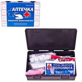 Автомобільна аптечка (266 транспортна) фото