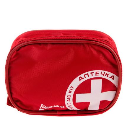 Аптечка в машину ДСТУ 02-001-М мягкий футляр красная фото