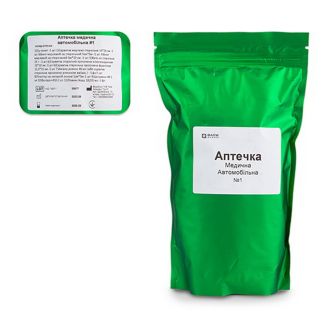 Автомобильная аптечка с медикаментами - KS_1200024_1 ZIP-пакет фото