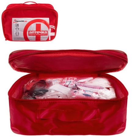 Автомобильная аптечка с медикаментами - 02-011-М (мягкий футляр) фото