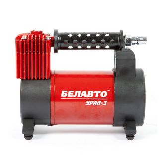 Портативный автомобильный компрессор - BELAUTO УРАЛ-3 (40 л/мин) фото