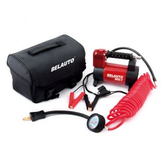 Портативный автомобильный компрессор - BELAUTO УРАЛ-3 (40 л/мин) фото 2