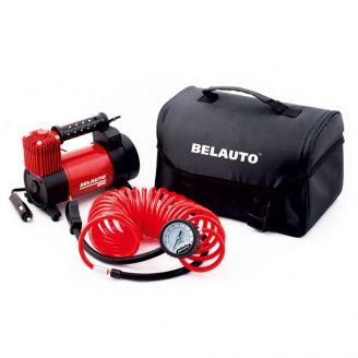 Портативний автомобільний компресор із Led ліхтарем - BELAUTO УРАЛ (40 л/хв) фото 2