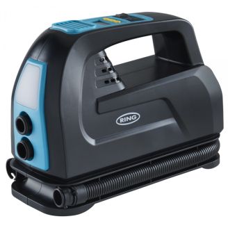 Портативный автомобильный компрессор с фонариком - Ring RTC5500 (35 л/мин) фото