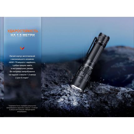 Ручний тактичний ліхтар Fenix PD40R V3.0 фото
