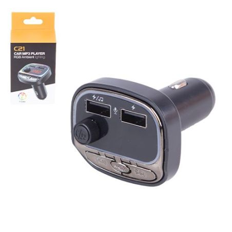 Автомобільний FM модулятор для телефону - C21 фото