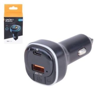 Автомобільний FM модулятор для телефону - C33 фото