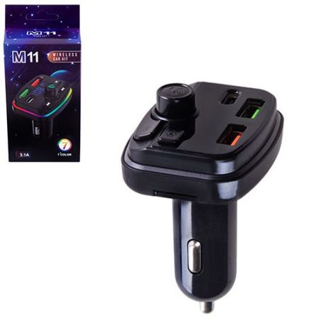 Автомобильный FM модулятор для телефона - M11 фото
