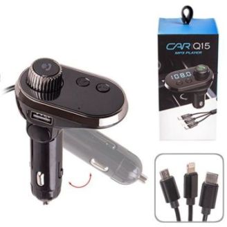 Автомобільний FM модулятор для телефону - Q15 фото