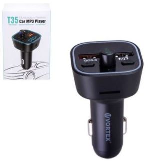 Автомобільний FM модулятор для телефону - T35 фото