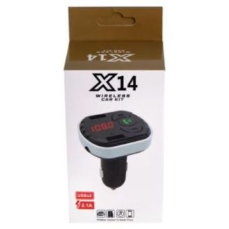 Автомобільний FM модулятор для телефону - X14 фото 2