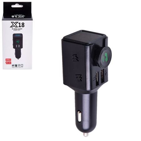 Автомобільний FM модулятор для телефону - X18 фото Автомобільний FM модулятор для телефону - X18 фото