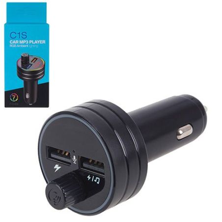 Автомобильный FM модулятор для телефона - С1S фото