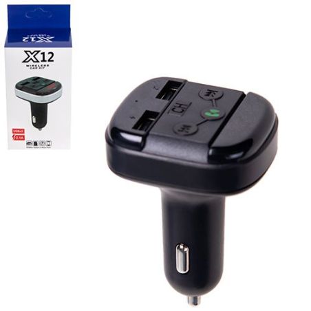 Автомобильный FM модулятор для телефона - Х12 фото