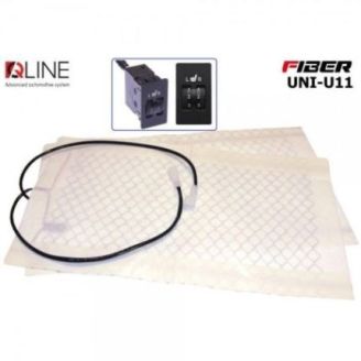 Підігрів сидінь QLine Fiber UNI-U11 (2 сидіння) фото