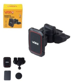 Тримач мобільного телефону VOIN UHV-7006BK/RD магнітний у слот CD диска фото 2