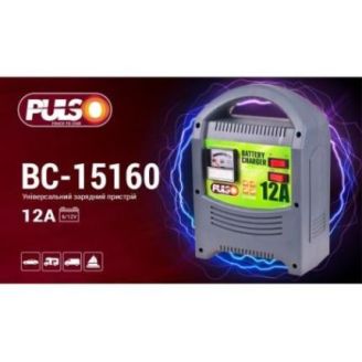 Зарядний пристрій PULSO BC-15160 6&12V/12A/9-160AHR/стрел.индик фото 2